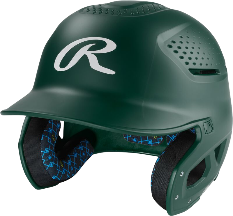 Rawlings RX2 Matte Batting Helmet Dark Green