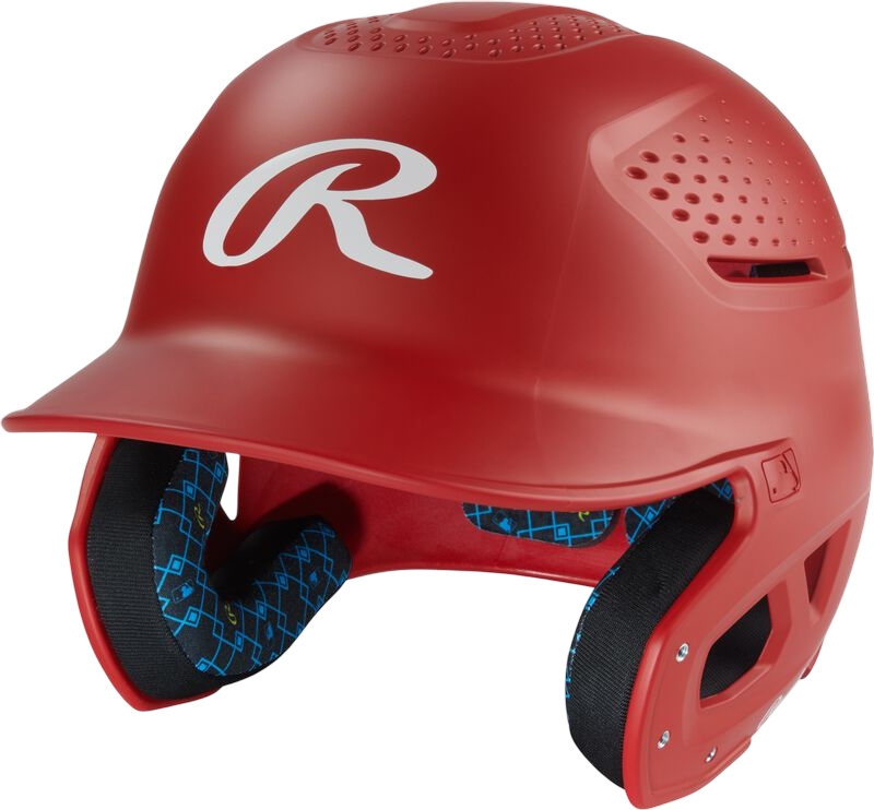Rawlings RX2 Matte Batting Helmet Scarlet