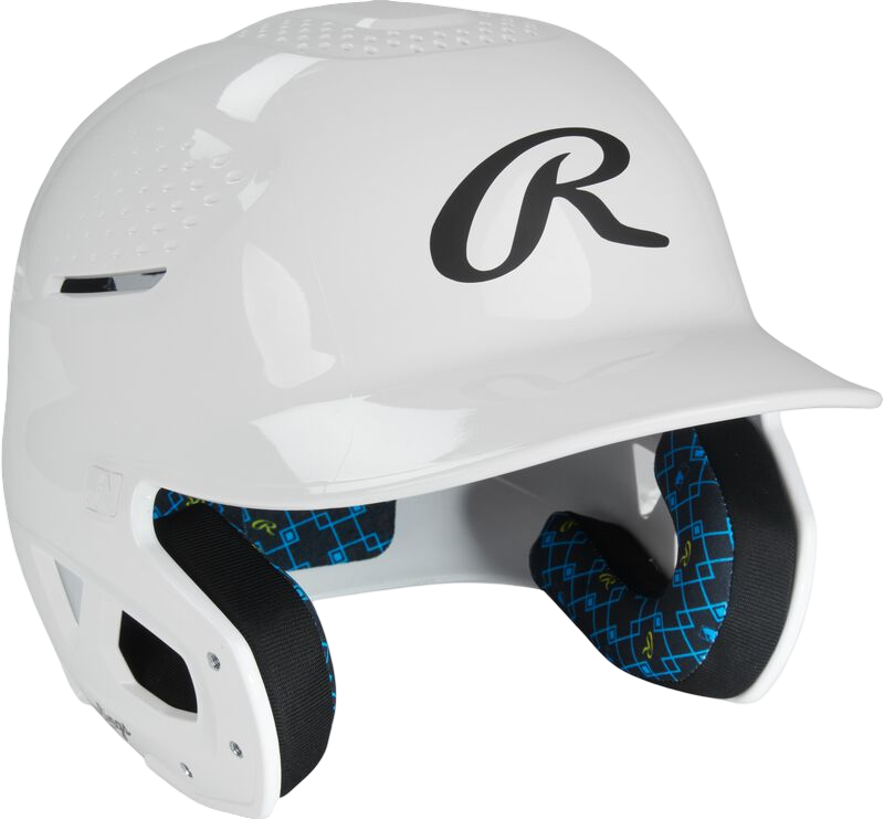 Rawlings RX2 Gloss Batting Helmet White