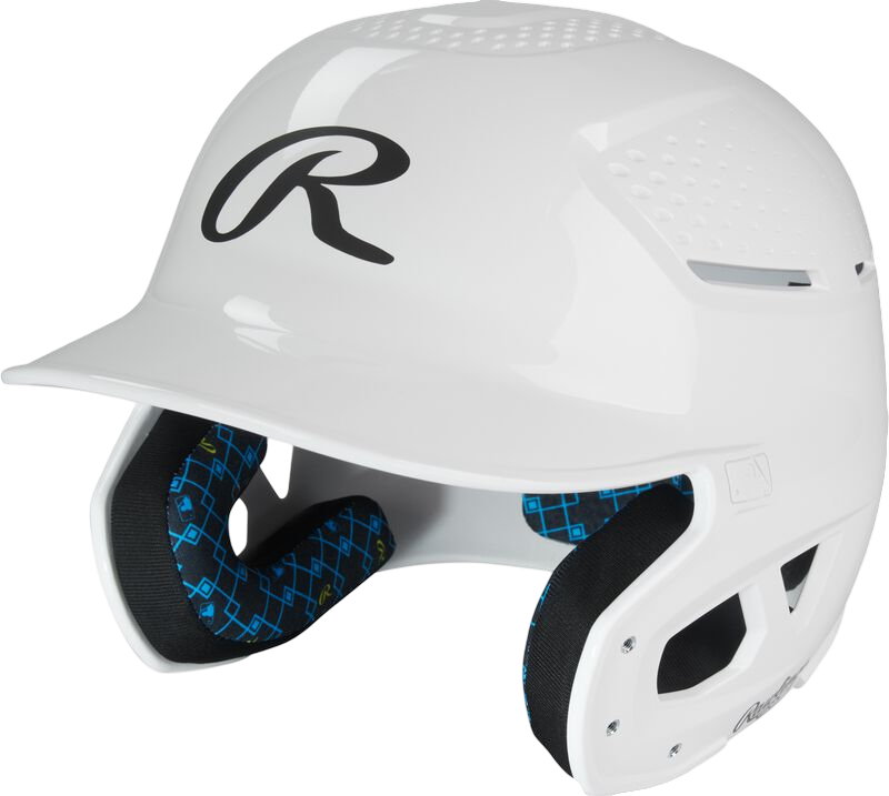 Rawlings RX2 Gloss Batting Helmet White