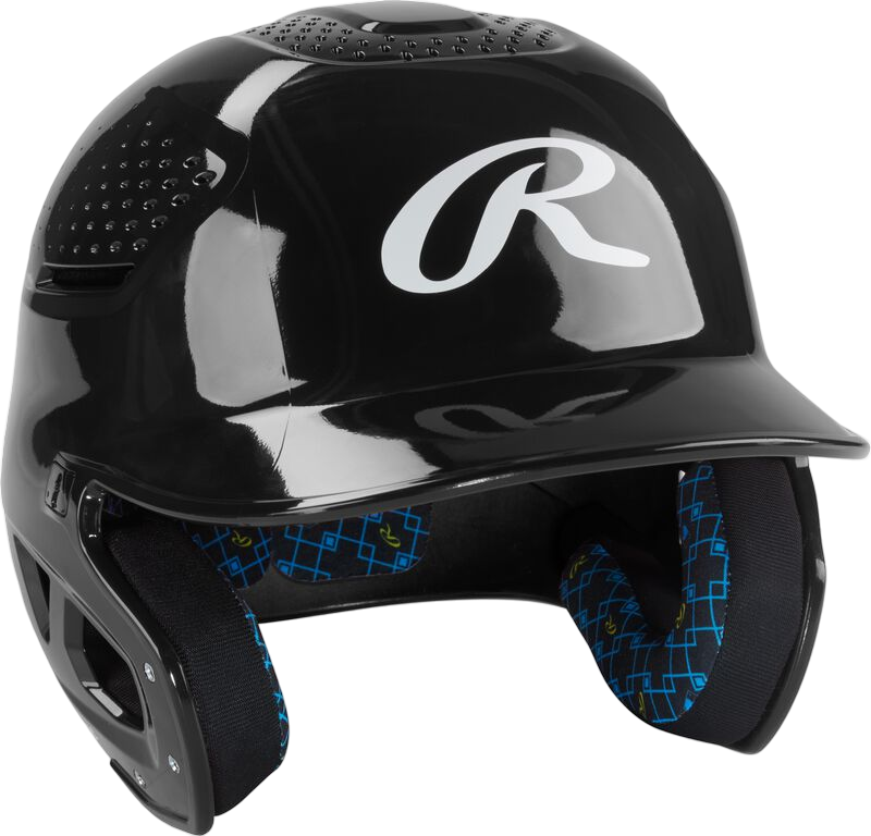 Rawlings RX2 Gloss Batting Helmet Black