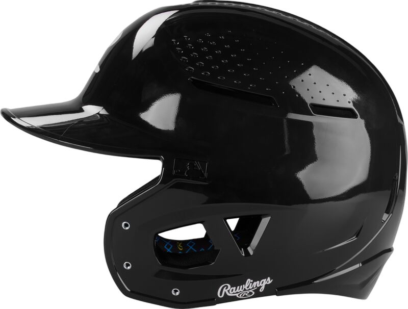 Rawlings RX2 Gloss Batting Helmet Black