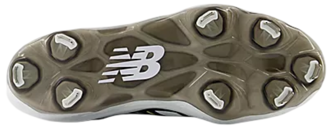 New Balance L3000BK7 Black/White Metal Cleats