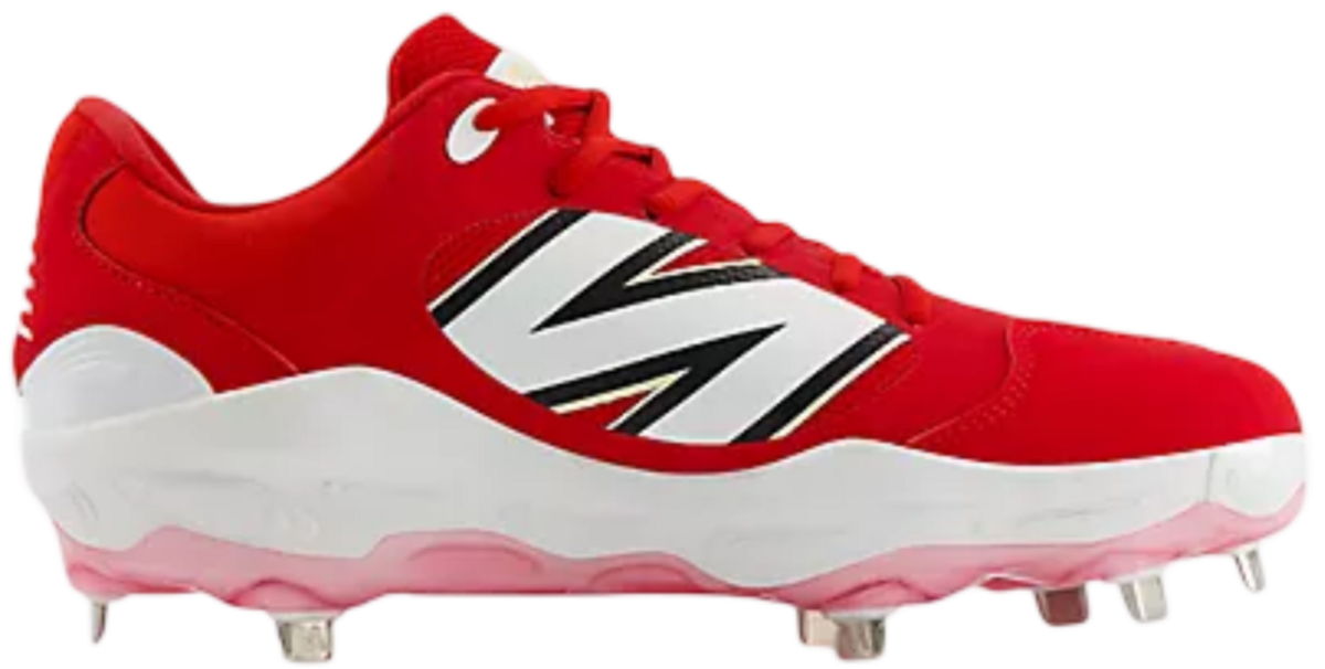 New Balance L3000TR7 Team Red/White Metal Cleats