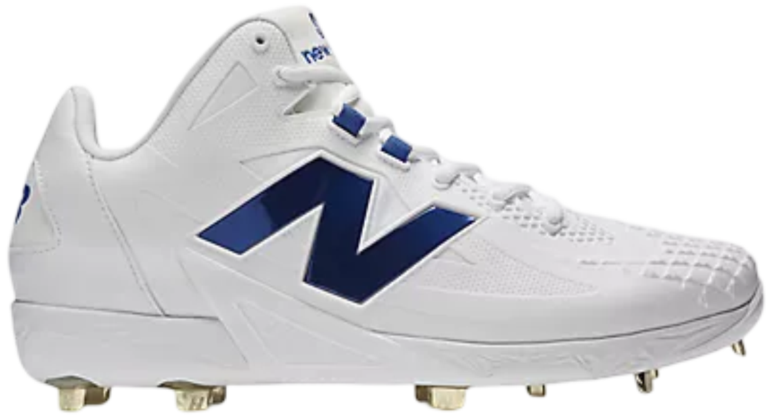 New Balance FuelCell Ohtani 1 White/Royal Metal Cleats