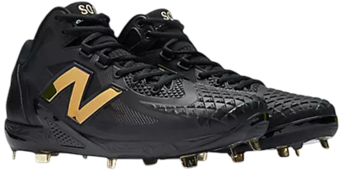 New Balance FuelCell Ohtani 1 Black/Gold Metal Cleats