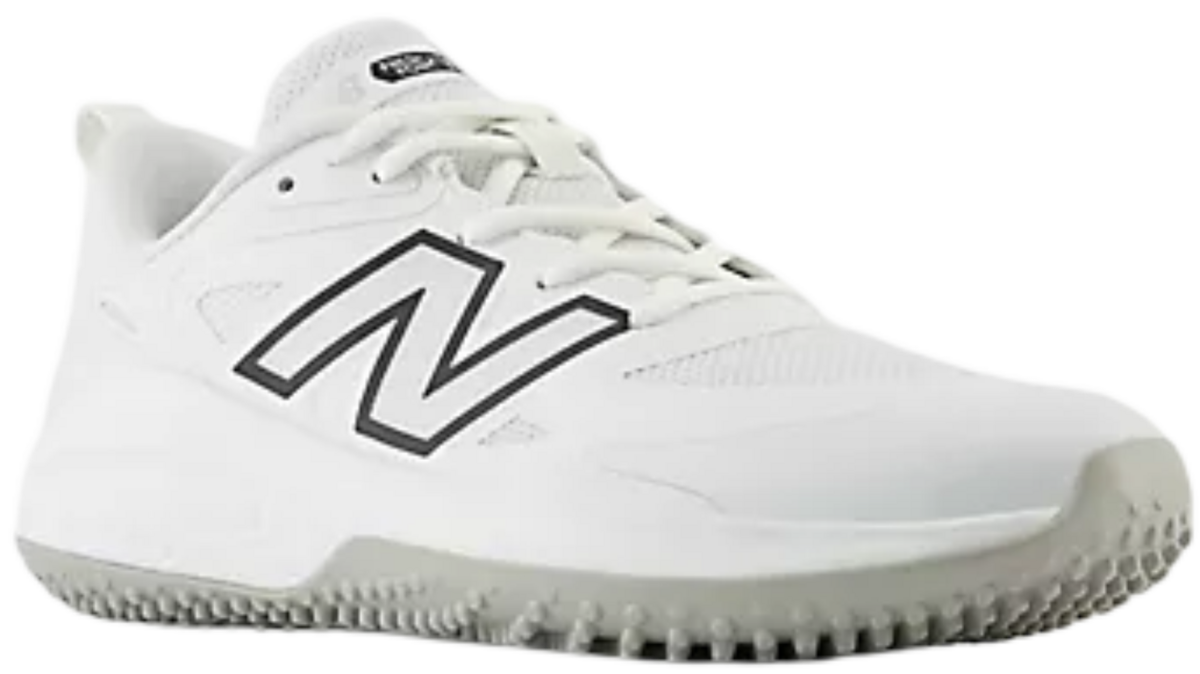 New Balance STVELOW4 White Turf Shoes