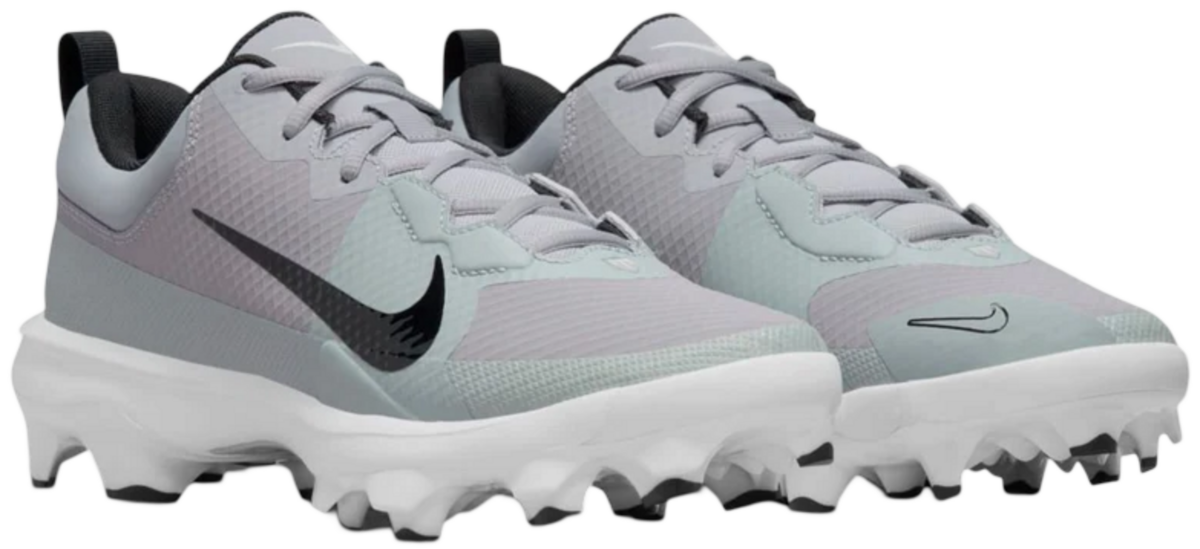 Nike Trout 9 Pro Grey/White Low Rubber Cleats