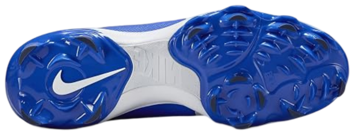 Nike Trout 9 Pro White/Royal Low Rubber Cleats