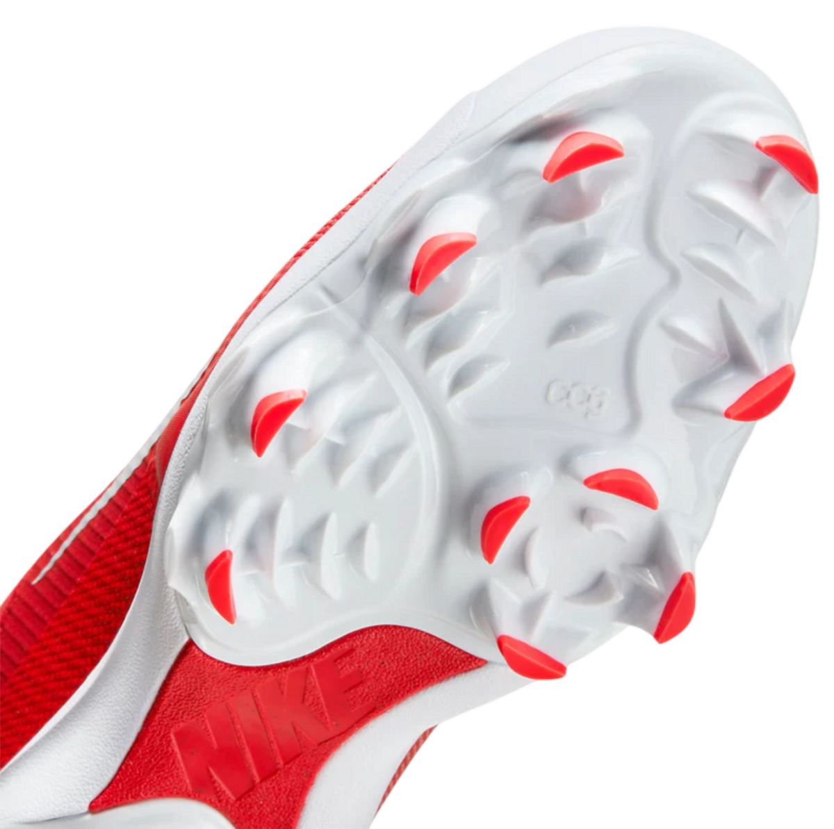 Nike Trout 9 Pro Scarlet/White Low Rubber Cleats