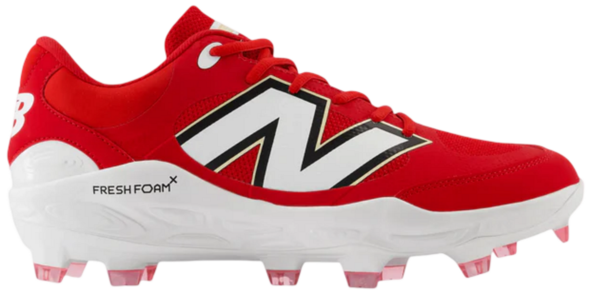 New balance PL3000R7 Team Red/White Rubber Cleats