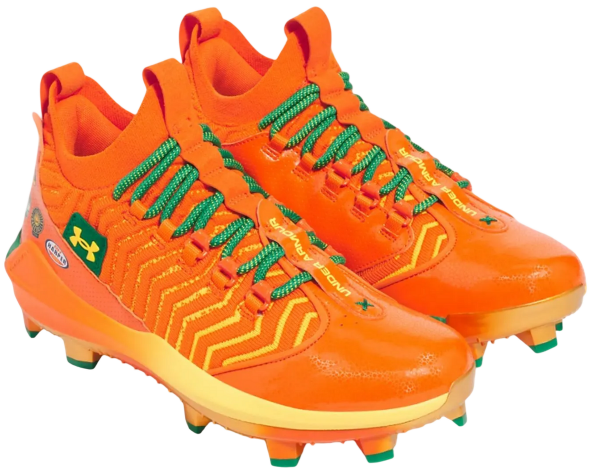 Under Armour Harper 9 Pro Orange/Green/Taxi Rubber