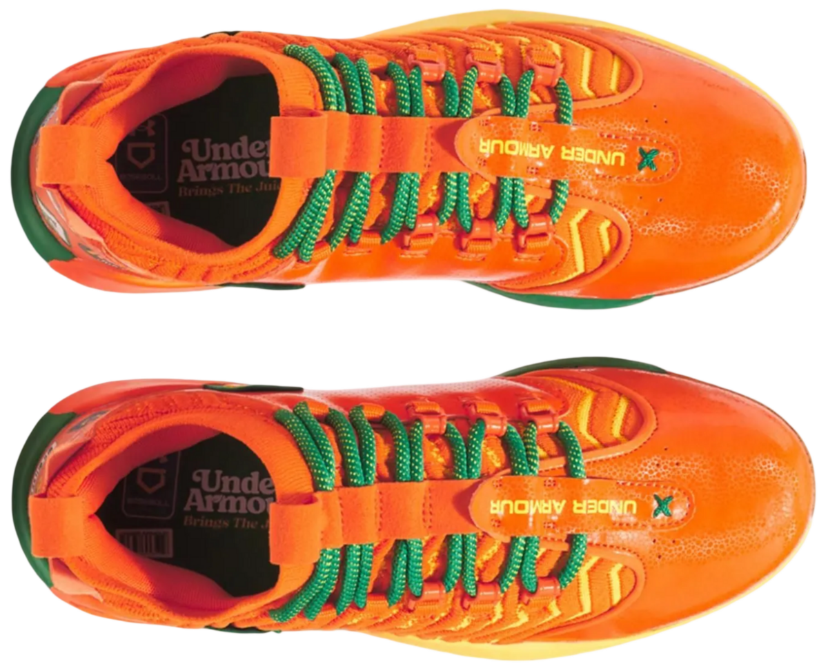 Under Armour Harper 9 Pro Orange/Green/Taxi Rubber