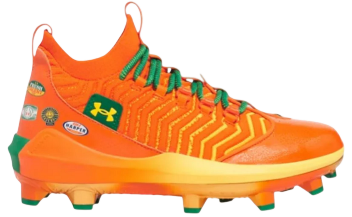 Under Armour Harper 9 Pro Orange/Green/Taxi Rubber
