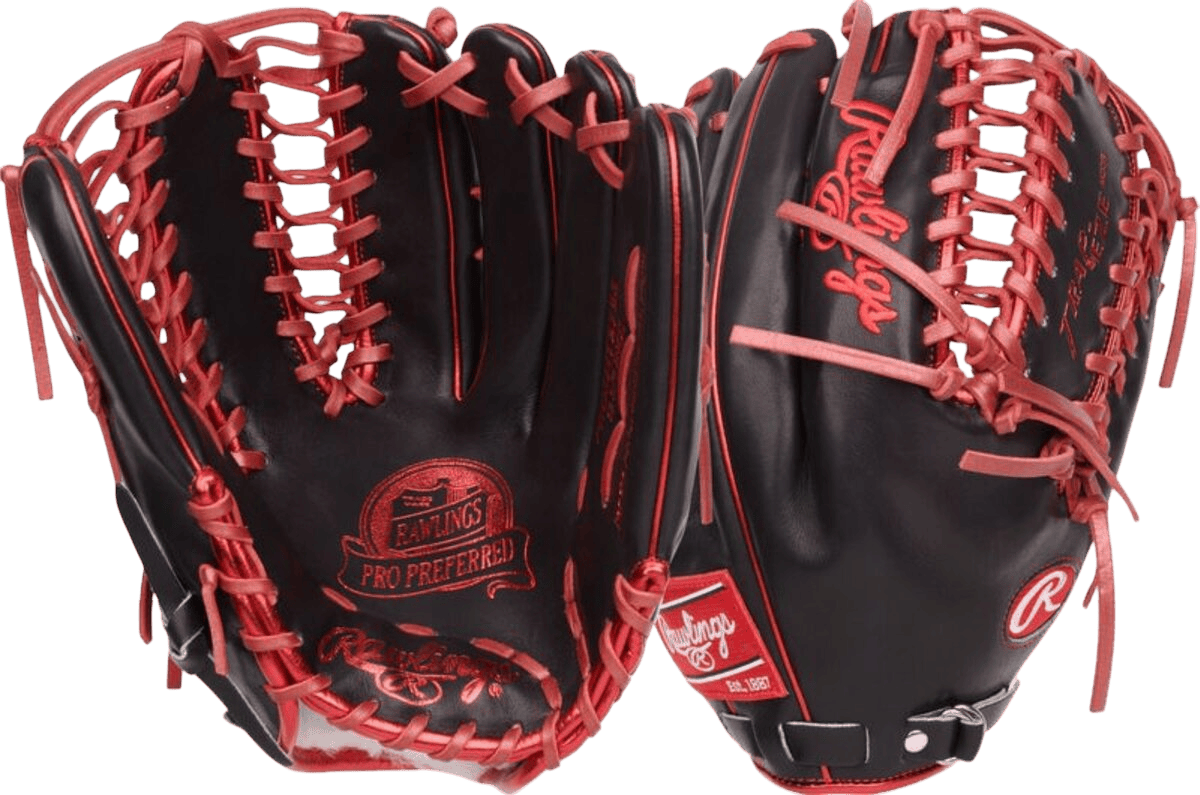 Rawlings Pro Preferred Mike Trout 12.75" Outfield Glove Black/Gray RHT