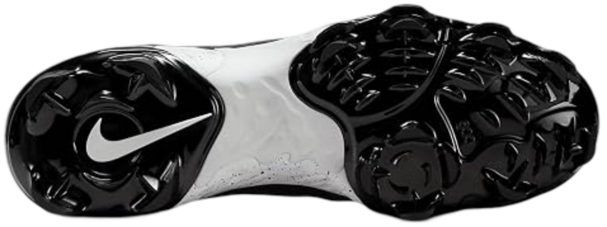Nike Huarache Elite 4 Black/White splatter Low Rubber Cleats