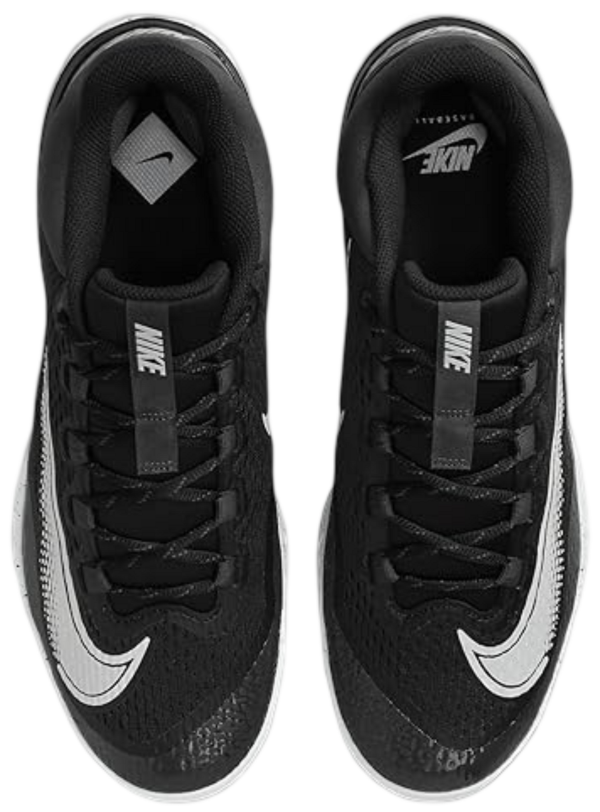 Nike Huarache Elite 4 Black/White splatter Low Rubber Cleats