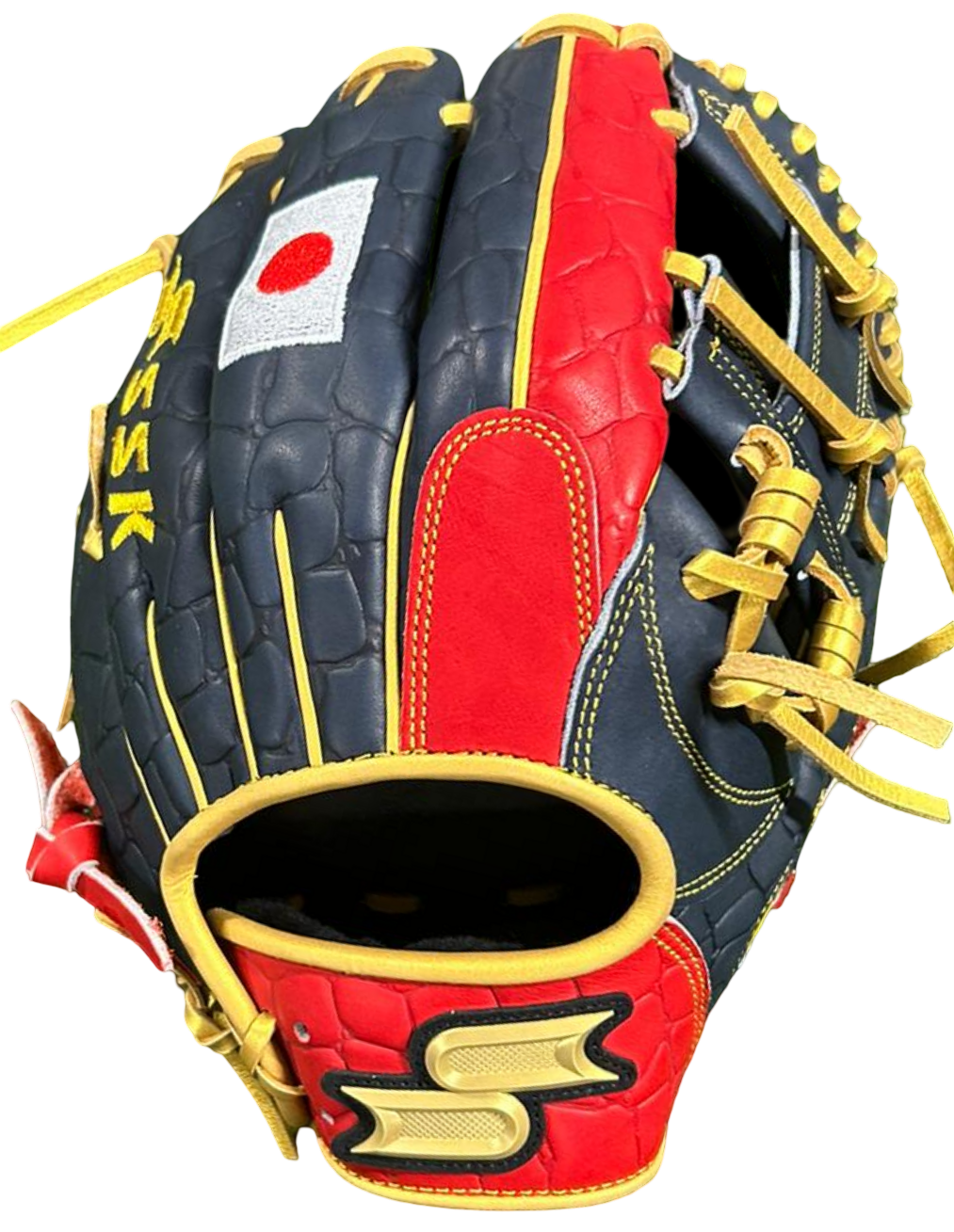 SSK Pro Custom 11.5" Infield Glove Japan Navy/Red/Gold RHT