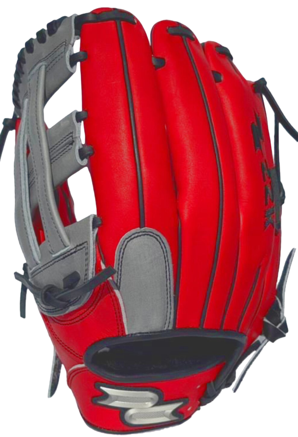 SSK Pro Custom 12.5" Outfield Glove Red/Grey/Black LHT