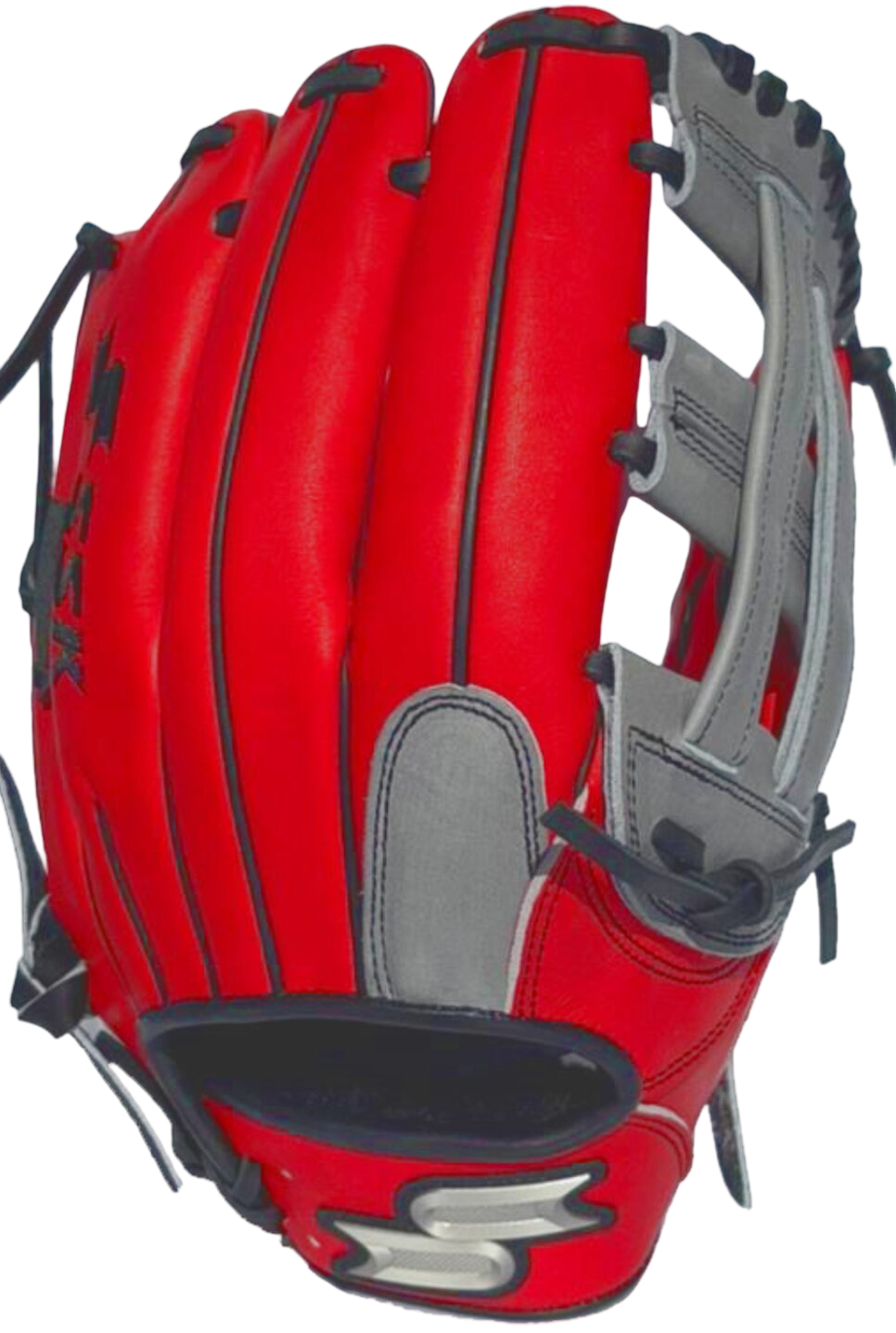 SSK Pro Custom 12.5" Outfield Glove Red/Grey/Black RHT