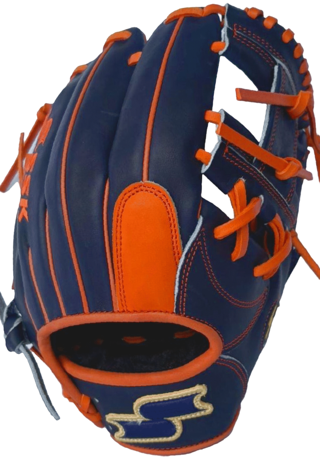 SSK Pro Custom 11.5" Infield Glove Navy/Orange RHT