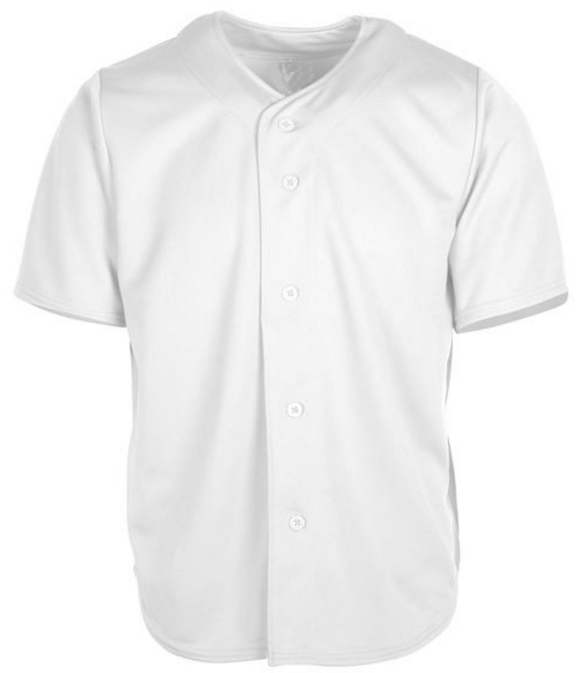 JE BUTTON - White Baseball/softball jersey