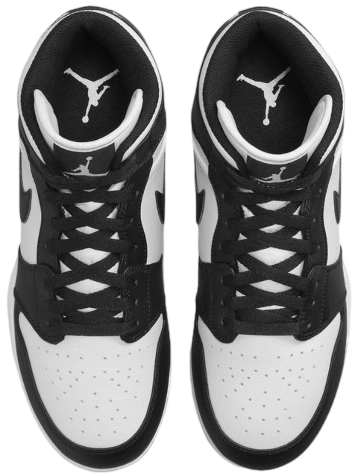 Nike Air Jordan 1 Black/White High Rubber Cleats