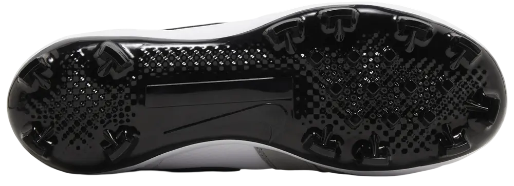 Nike Air Jordan 1 Light Smoke Grey/White/Black High Rubber Cleats