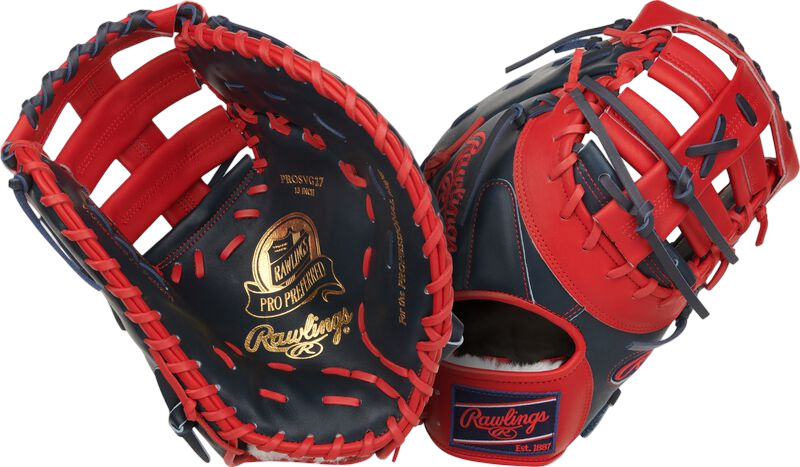 Rawlings Pro Preferred Vladimir Guerrero Jr 13" First Base Glove Navy/Scarlet RHT