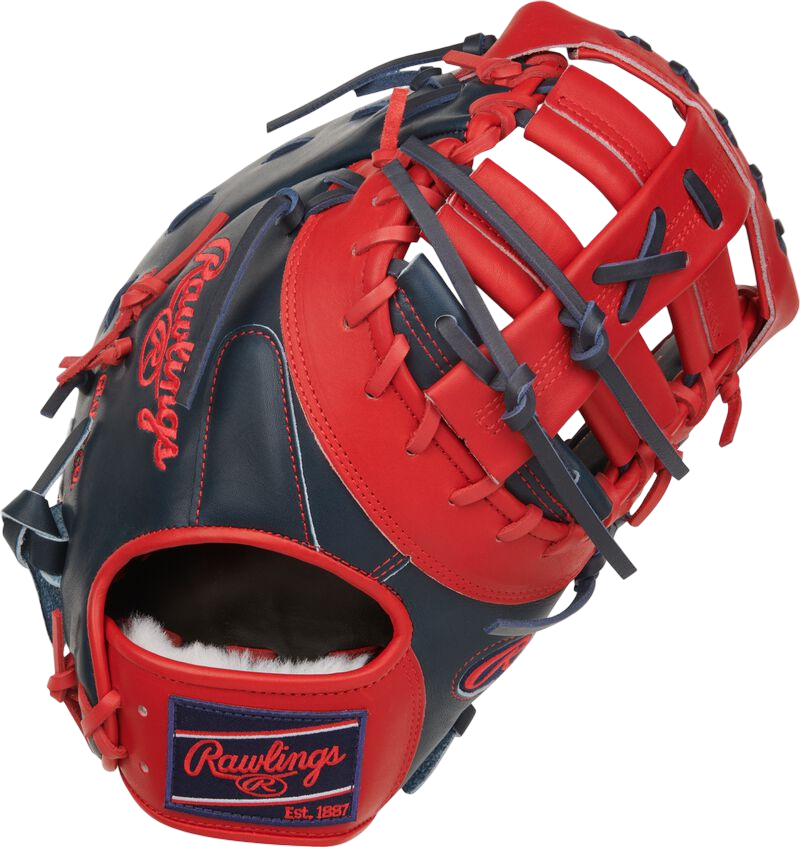 Rawlings Pro Preferred Vladimir Guerrero Jr 13" First Base Glove Navy/Scarlet RHT