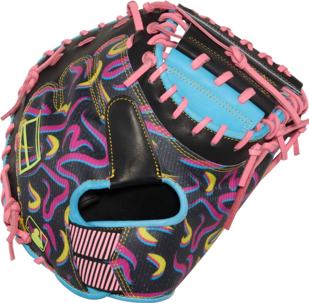 Rawlings REV1X 34" Catcher Glove Columbia blue/Black/Pink RHT