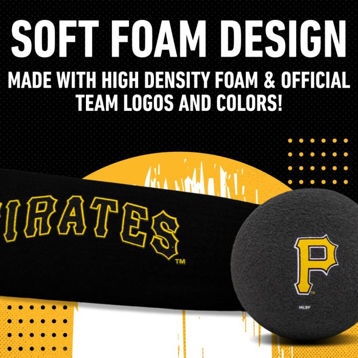Franklin Foam Bat & Ball Set Pittsburgh Pirates