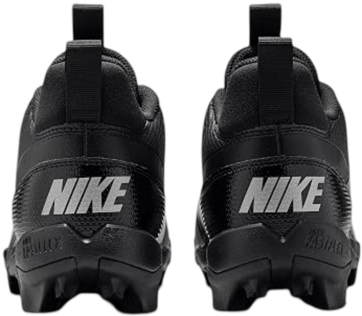 Nike Menace 4 Black/Silver Rubber Cleats 