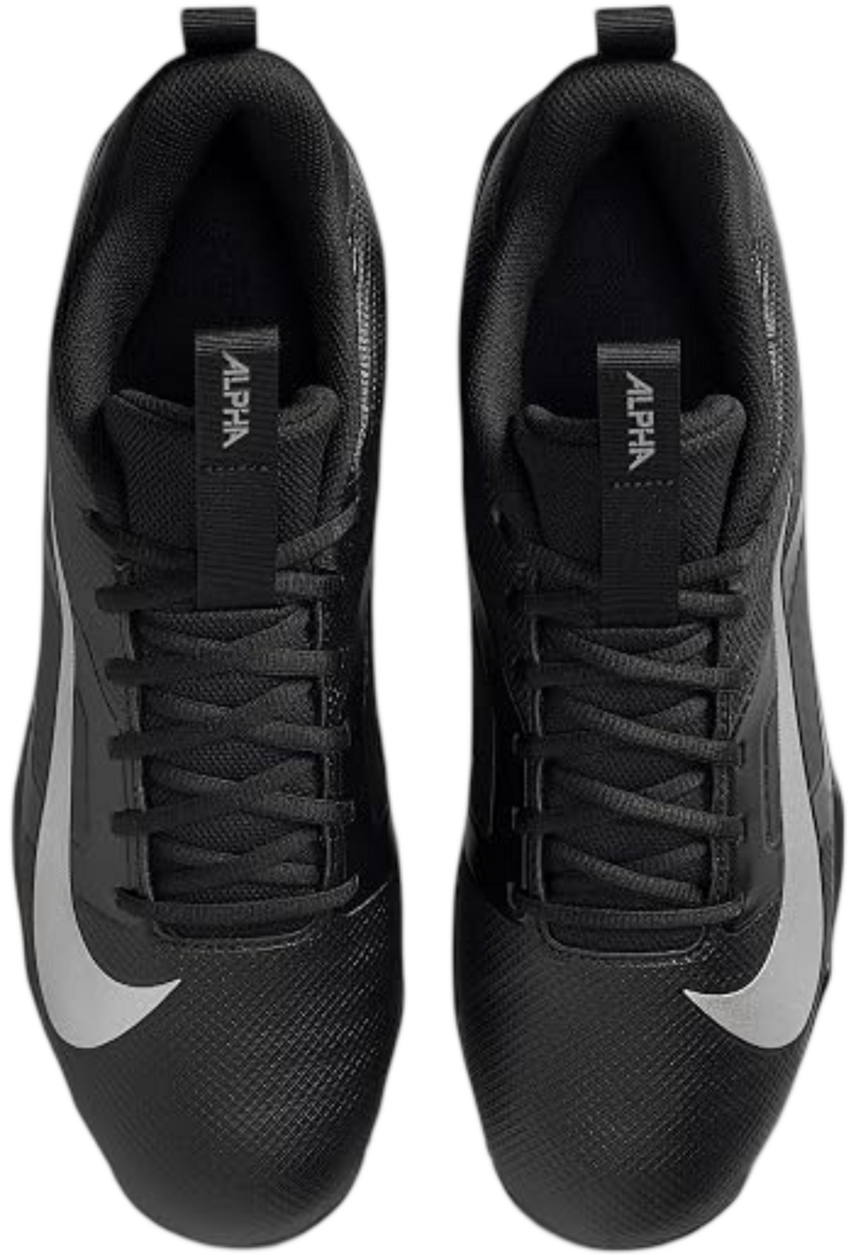 Nike Menace 4 Black/Silver Rubber Cleats 