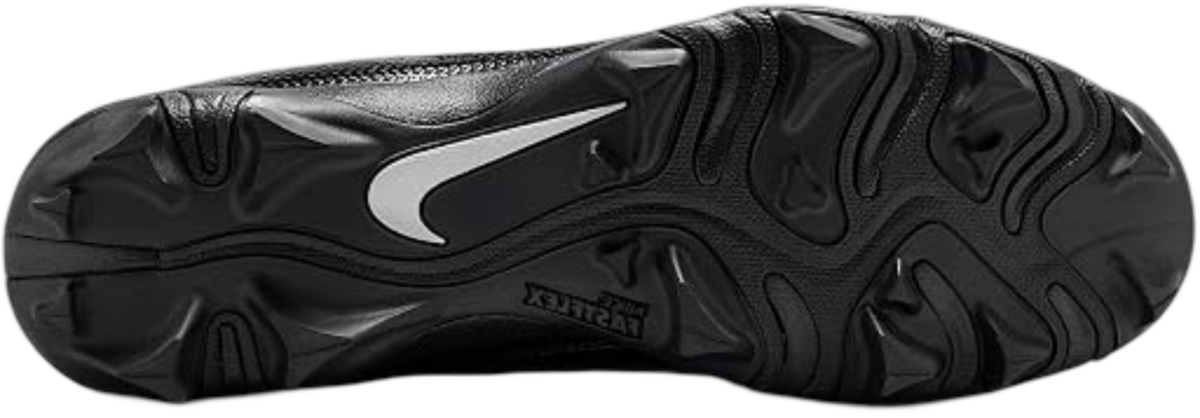 Nike Menace 4 Black/Silver Rubber Cleats 