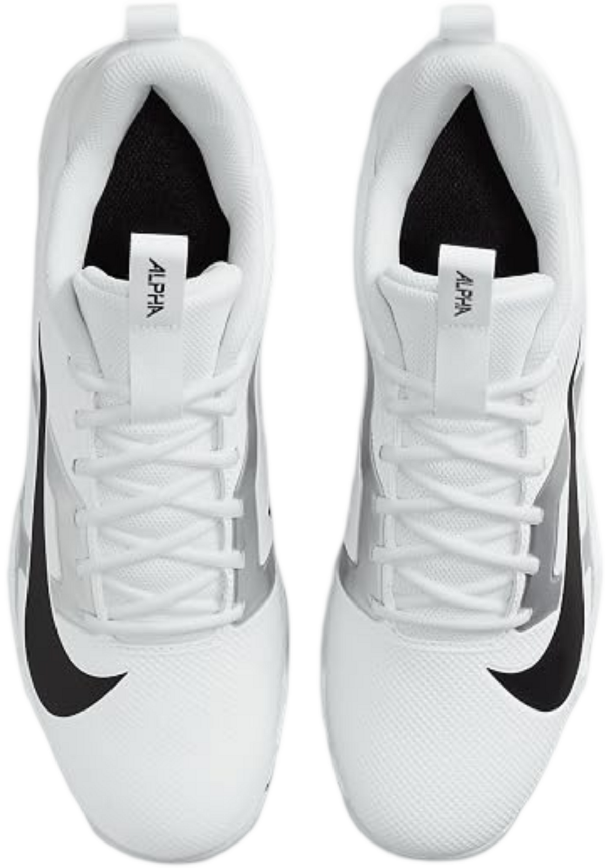 Nike Menace 4 White/Black Rubber Cleats 