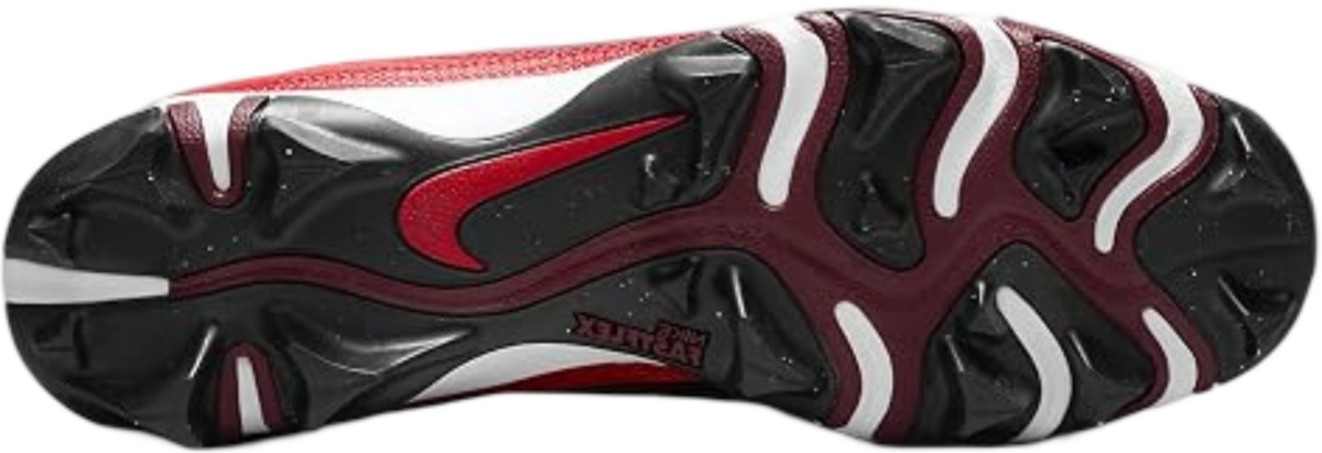 Nike Menace 4 Red/Black Rubber Cleats 