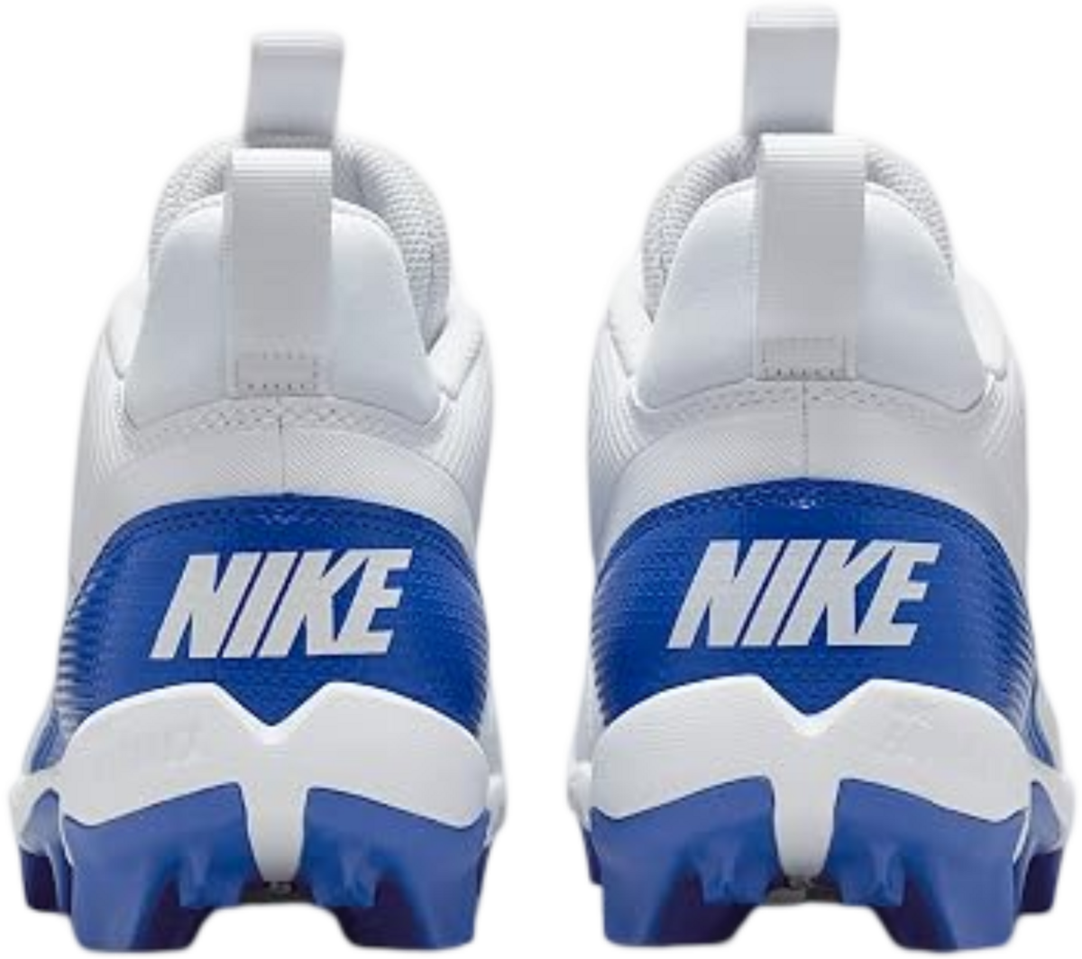 Nike Menace 4 White/Royal Rubber Cleats 