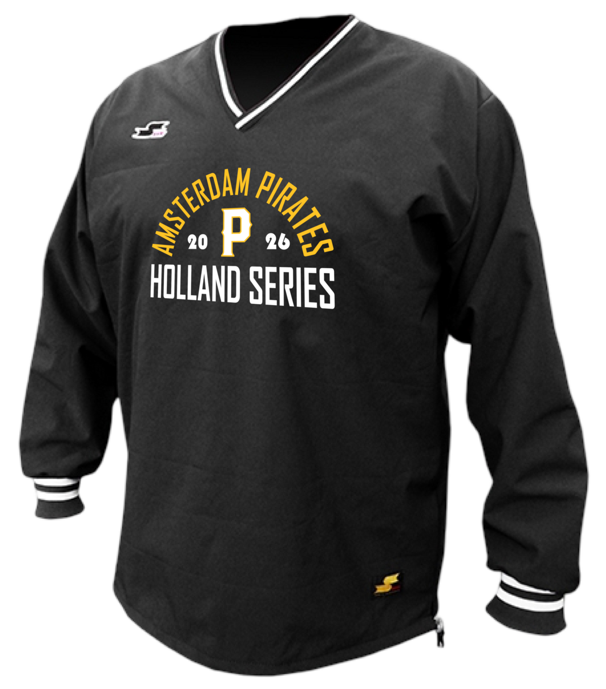 Windbreaker Amsterdam Pirates 2026 Black Hoofdklasse Holland Series