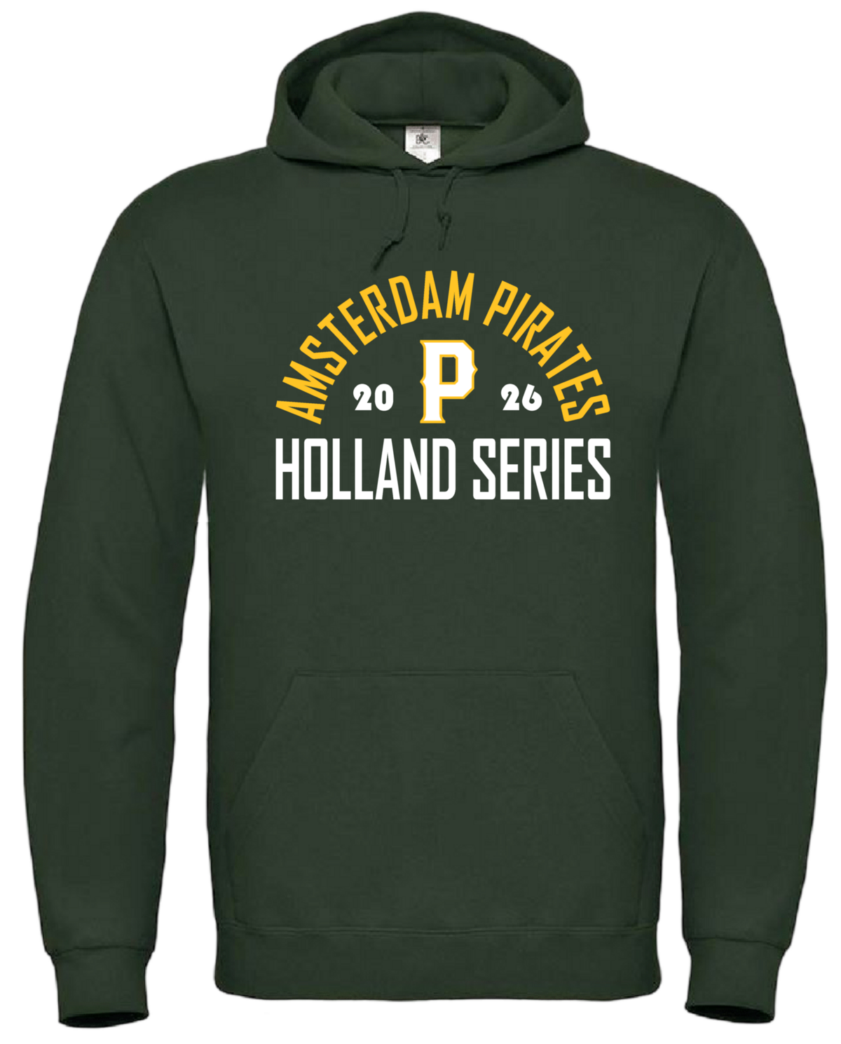 Hoodie Amsterdam Pirates 2026 Green Hoofdklasse Holland Series