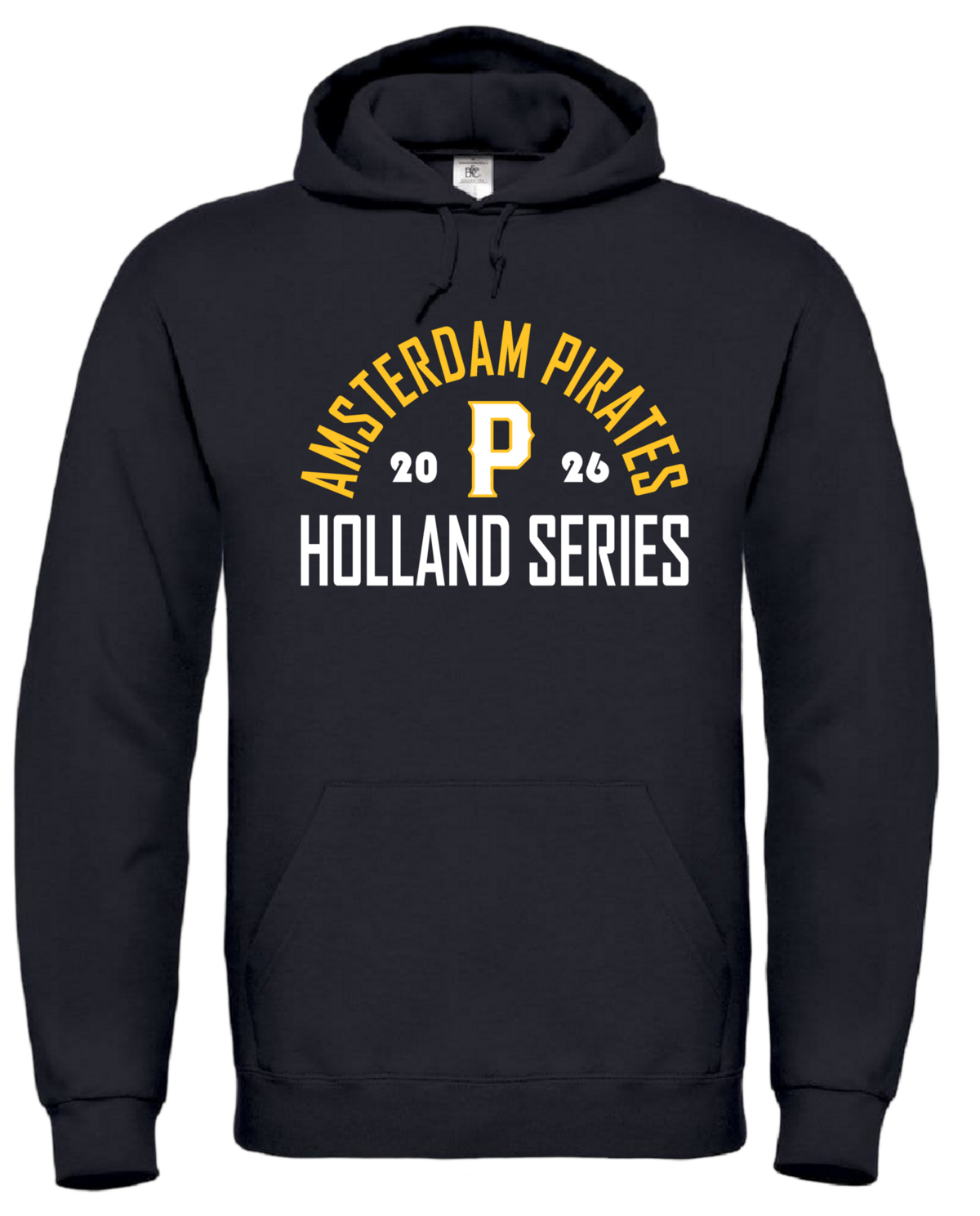 Hoodie Amsterdam Pirates 2026 Black Hoofdklasse Holland Series