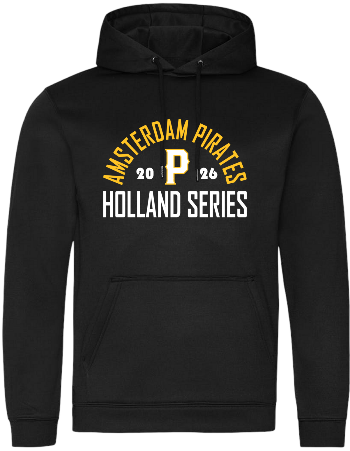 Dry Gear Hoodie Amsterdam Pirates 2026 Black Hoofdklasse Holland Series