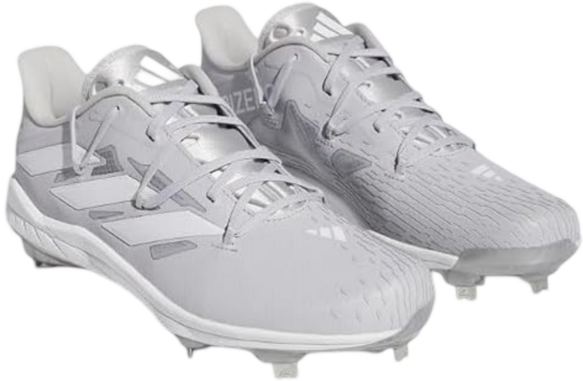 Adidas Afterburner 9 Grey/White Metal Cleats