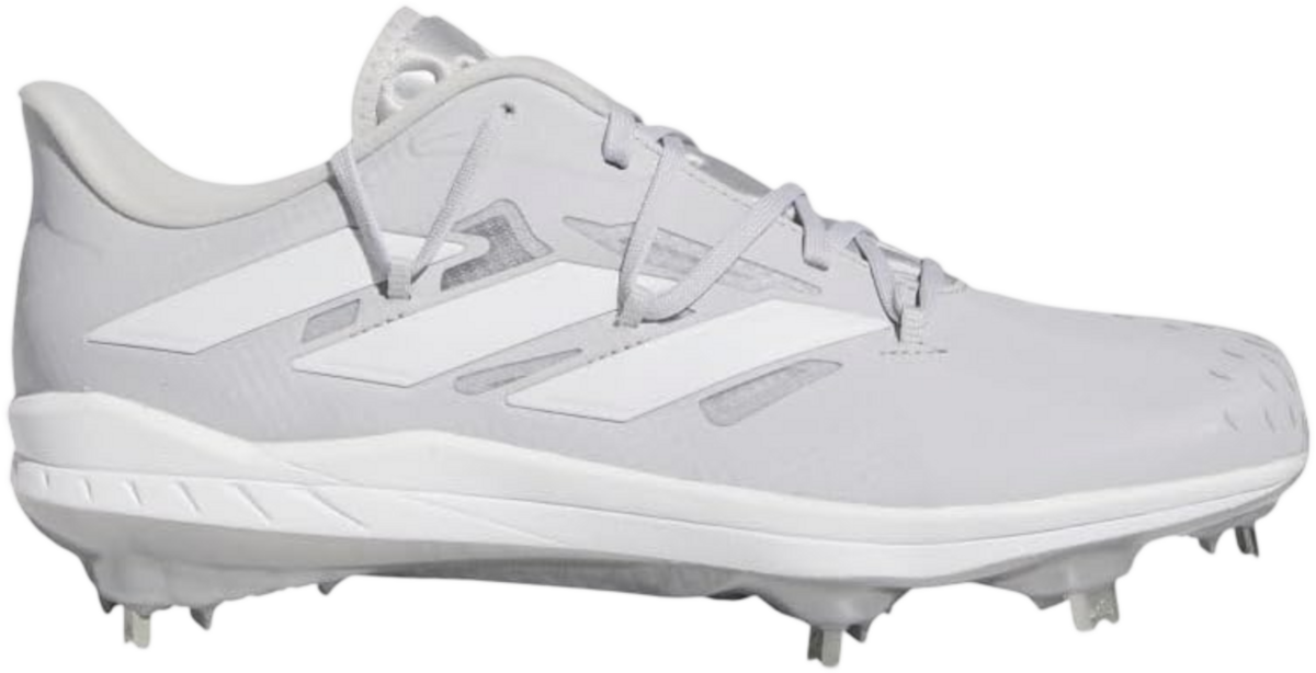 Adidas Afterburner 9 Grey/White Metal Cleats