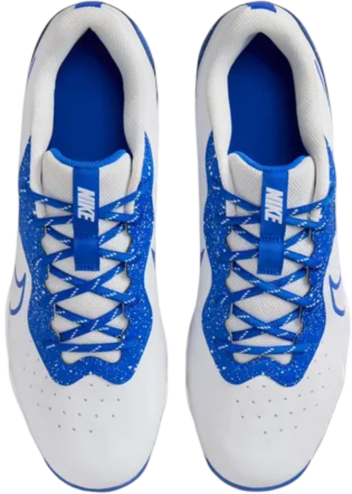 Nike Huarache 4 White/Royal Splatter Rubber