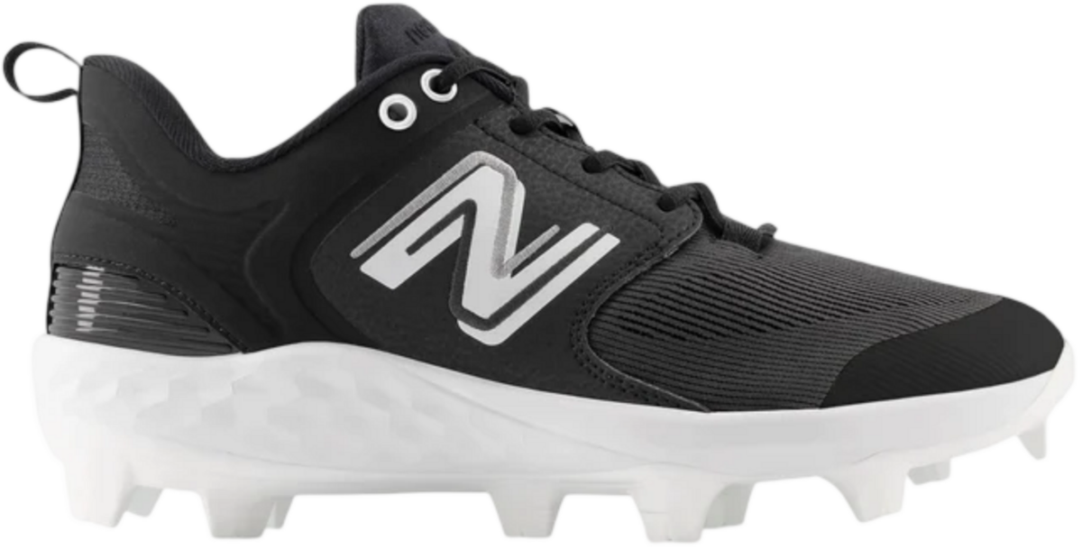New Balance PL3000k6 Black/White Rubber Cleats