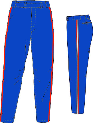PA PRO TEX TOWN TIGERS MET TRIM (SSK)