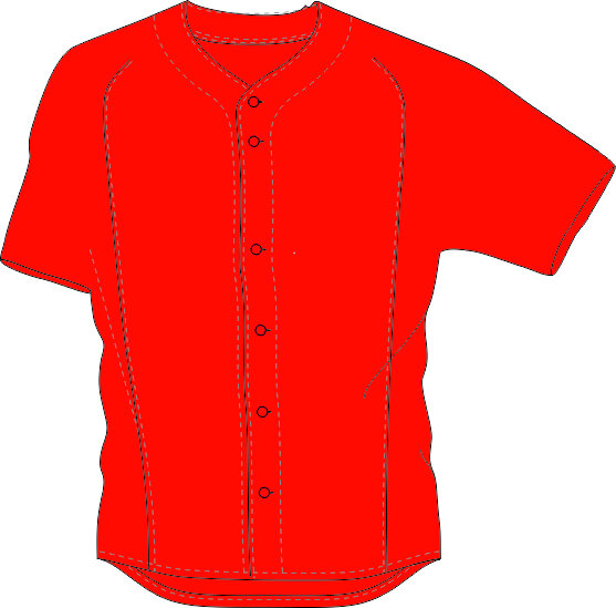 JE BUTTON - Baseball/softball jersey