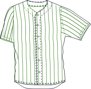 JE PIN - Baseball/softball jersey pinstripe