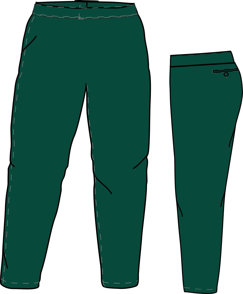 PA SI - SSK Special Ladies Softball Pants Dark Green